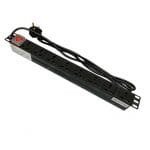XFORM 8-Way PDU Multi Aluminum – 1.5U UK Plug