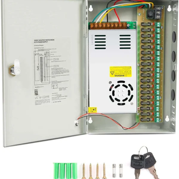 CCTV Closed Power Supply 12V 30Amps