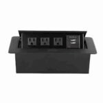 Nexa Black Pop-up Multifunction Socket