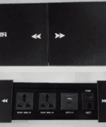 Nexa Multifunction Slide Cover Socket (Black)