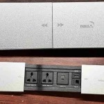 Nexa Multifunction Slide Cover Socket (Silver)