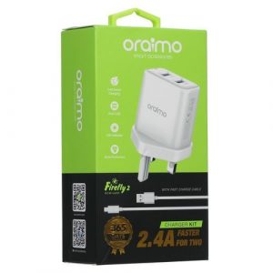 Oraimo OCW-U63D Firefly-2 Dual USB Fast Wall Charger