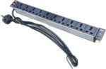 XFORM 10-Way PDU Multi Aluminum – 1.5U UK Plug
