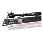 XFORM 6-Way PDU Multi Aluminum – UK Plug