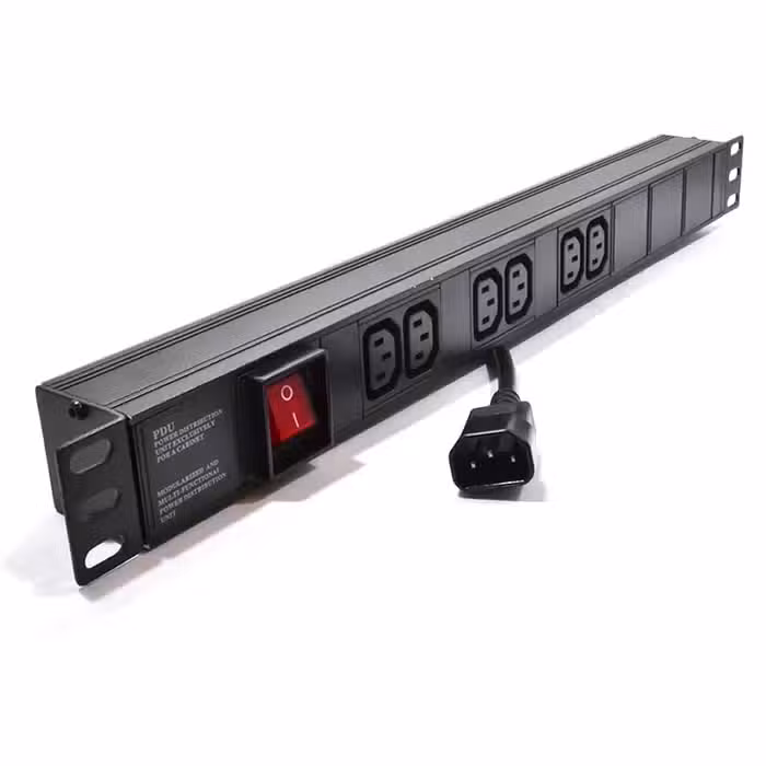 6-Way C13 PDU Aluminum