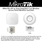 MikroTik cAP RBcAPGi-5acD2nD Wireless Access Point