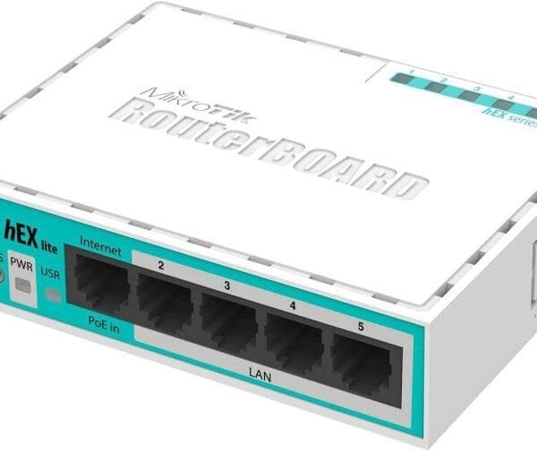 Mikrotik RB750r2 hEX lite 5x Ethernet MPLS router