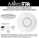 Mikrotik RouterBOARD cAP-2nD 2.4GHz ceiling Access Point