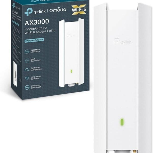 TP-Link Wireless Wi-Fi 6 EAP650-Outdoor Gigabit Access Point