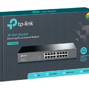 Tp-link 16-Port Gigabit Desktop/Rackmount Switch-TL-SG1016D