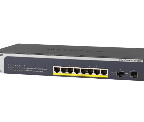 NETGEAR GS510TPP-100EUS 8Port GB PoE+ Smart Pro Switch
