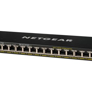 NETGEAR GS316P-100EUS 16-Port Gigabit Unmanaged Switch with PoE/PoE+