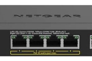 Netgear GS305PP 5xGE Unmanaged 4xPoE+ 83W Plus Switch 