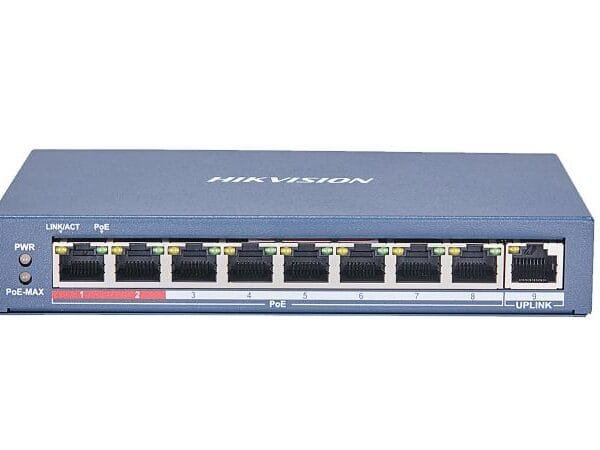 Hikvision DS-3E0109P-E(C) 8Port Fast Ethernet Unmanaged PoE Switch