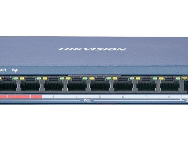Hikvision DS-3E0109P-E/M(B) 8Port Fast Ethernet Unmanaged PoE Switch