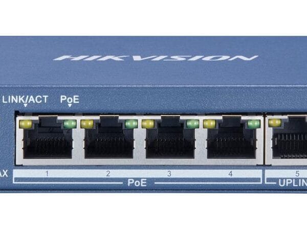 Hikvision DS-3E0505P-E/M 4Port Gigabit Unmanaged PoE Switch