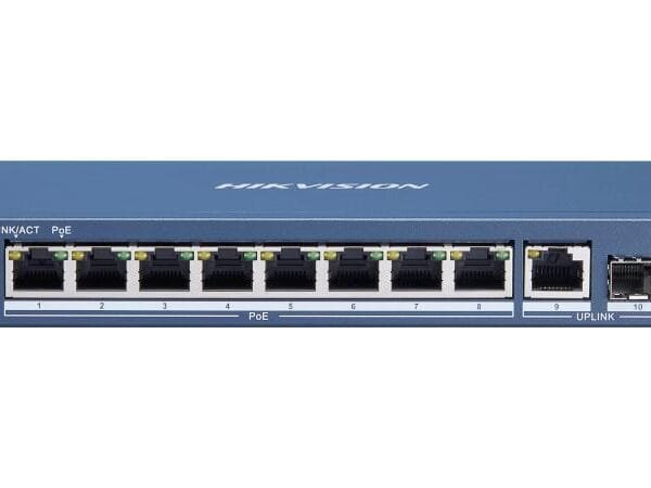 Hikvision DS-3E0510P-E/M 8Port Gigabit Unmanaged PoE Switch