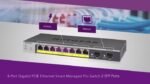 NETGEAR GS108T-300PES 8-Port Gigabit Smart Pro Switch