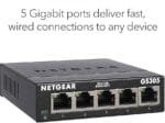 NETGEAR GS305-300PES 5PT GIGE SWITCH 300SERIES