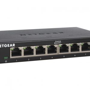 NETGEAR GS308-300PES 8PT GIGE UNMANAGED SW 300-SERIES SWITCH