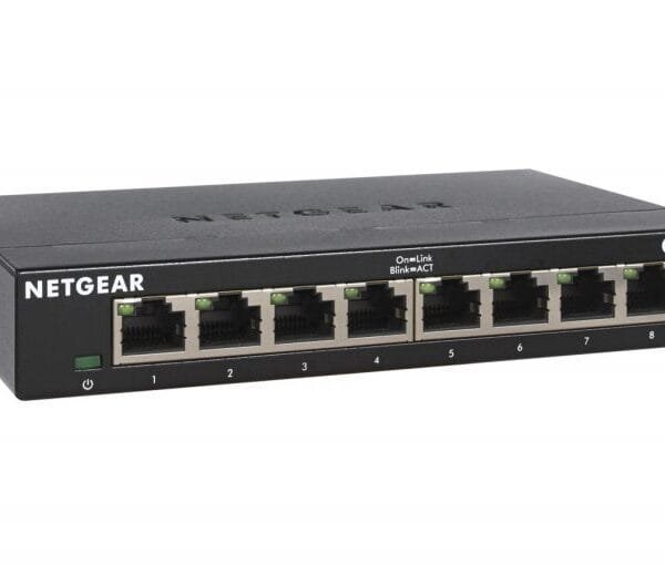 NETGEAR GS308-300PES 8PT GIGE UNMANAGED SW 300-SERIES SWITCH