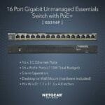 NETGEAR GS316P-100EUS 16Port GB PoE/PoE+Switch