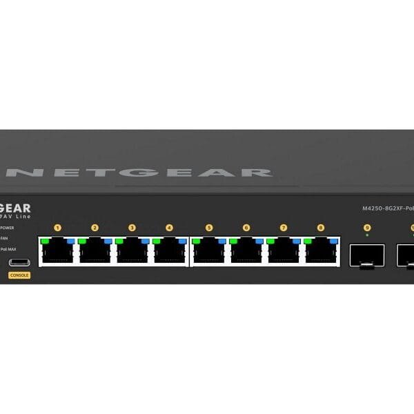 Netgear GSM4210PX-100EUS M4250-8G2XF-POE+ Managed Switch