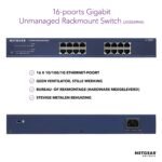 NETGEAR JGS516-200EUS 16-Port Gigabit Unmanaged Switch