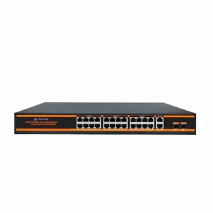 Secureye S-24GE-2UG-2UF-300W 24Port Gigabit PoE Switch