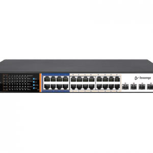 Secureye S-24GE-M-4UF-370W-AI-VLAN-L3-PO Layer 3 Managed 24+4 Port PoE Switch