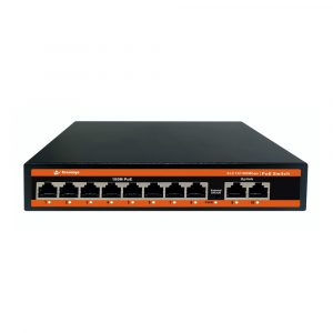 Secureye S-8FE-2UE-LD-NB 8Port PoE Switch (10/100) + 2 Uplinks