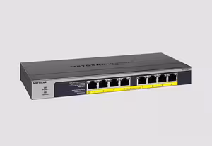 NETGEAR GS108PP-100EUS 8-Port PoE/PoE+ Gigabit Unmanaged Switch
