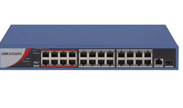 Hikvision DS-3E0326P-E/M(B) 24Port 100 Mbps Unmanaged PoE Switch