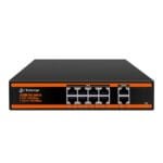 Secureye S-8GE-2UG-2UF-NB 8Port Gigabit PoE Switch 