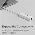 TP-Link UE330C USB Type-C 3-Port Hub Gigabit Ethernet Adapter