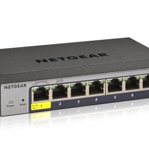 NETGEAR GS108T-300PES 8-Port Gigabit Smart Managed Pro SwitchNETGEAR GS108T-300PES 8-Port Gigabit Smart Managed Pro Switch