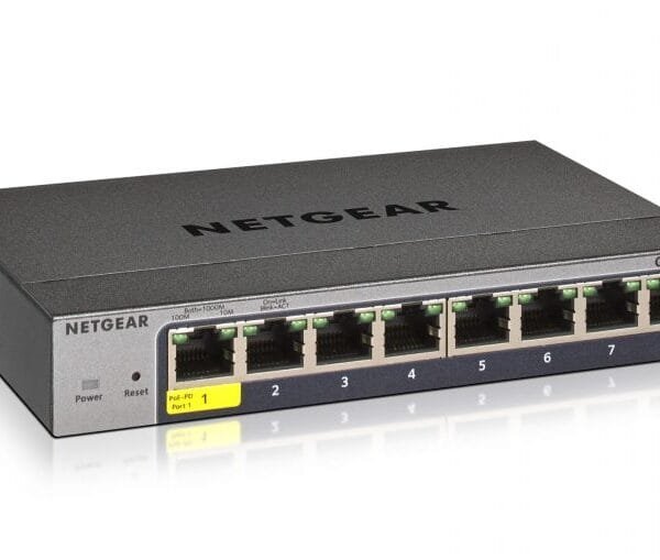 NETGEAR GS108T-300PES 8-Port Gigabit Smart Managed Pro SwitchNETGEAR GS108T-300PES 8-Port Gigabit Smart Managed Pro Switch