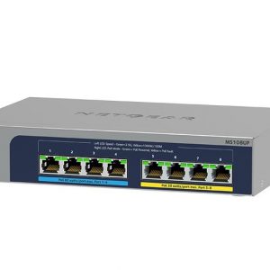 NETGEAR MS108UP-100EUS 8-Port PoE+Unmanaged Switch