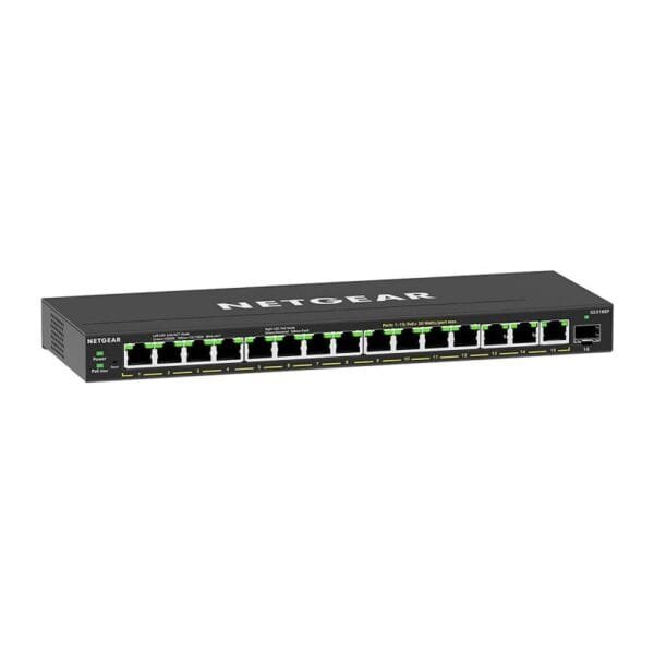 NETGEAR GS316EP-100PES 16Port Gigabit PoE+Plus Switch 