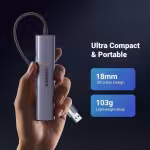 Ugreen USB-A 3.0 to RJ45 Gigabit Ethernet + USB-A 3.0 Adapter - UG-60554 - Image 3