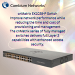 Cambium Networks cnMatrix EX1028 Managed Layer 2 Switch