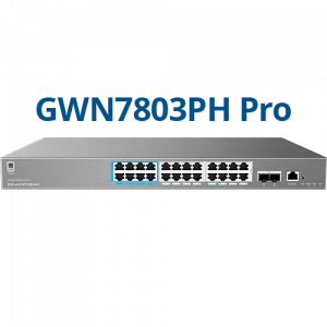 Grandstream GWN7803PH Pro 24Port Layer 2+Managed PoE+ Switch