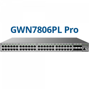 Grandstream GWN7806PL Pro 48Port Layer 2+Managed PoE+ Switch