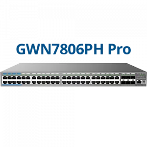Grandstream GWN7806PH Pro 48Port Layer 2+Managed PoE+Switch