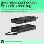 HP 11-in-1 Travel USB-C Multi Port Hub with 2x USB 3.0, HDMI, VGA - 1C1Y5AA 1C1Y5AA