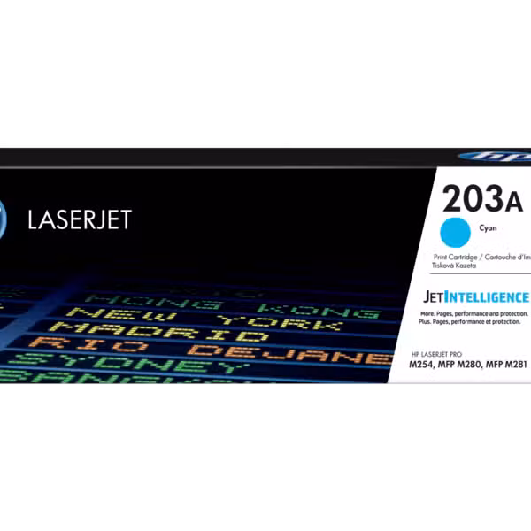 HP 203A Cyan Original LaserJet Toner Cartridge CF541A