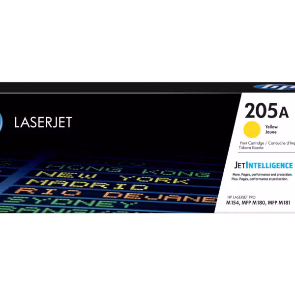 HP 205A Yellow Original LaserJet Toner Cartridge - CF532A