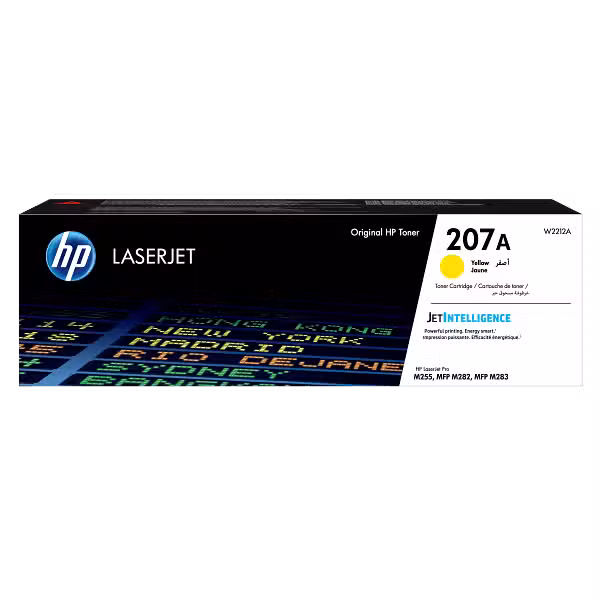 HP 207A Yellow Original LaserJet Toner Cartridge - W2212A