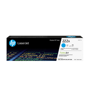 HP 222A Cyan Original LaserJet Toner Cartridge - W2221A