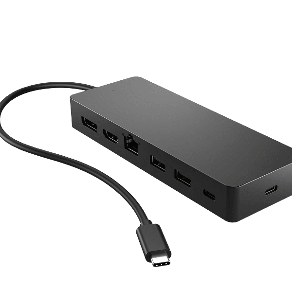 HP 7-in-1 Universal USB-C Multi Port Hub with HDMI, DisplayPort - 50H98AA